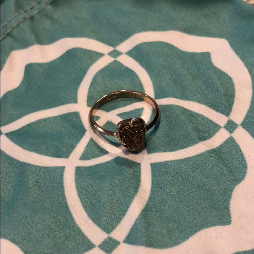 Kendra Scott Rose Gold Drusy Ring